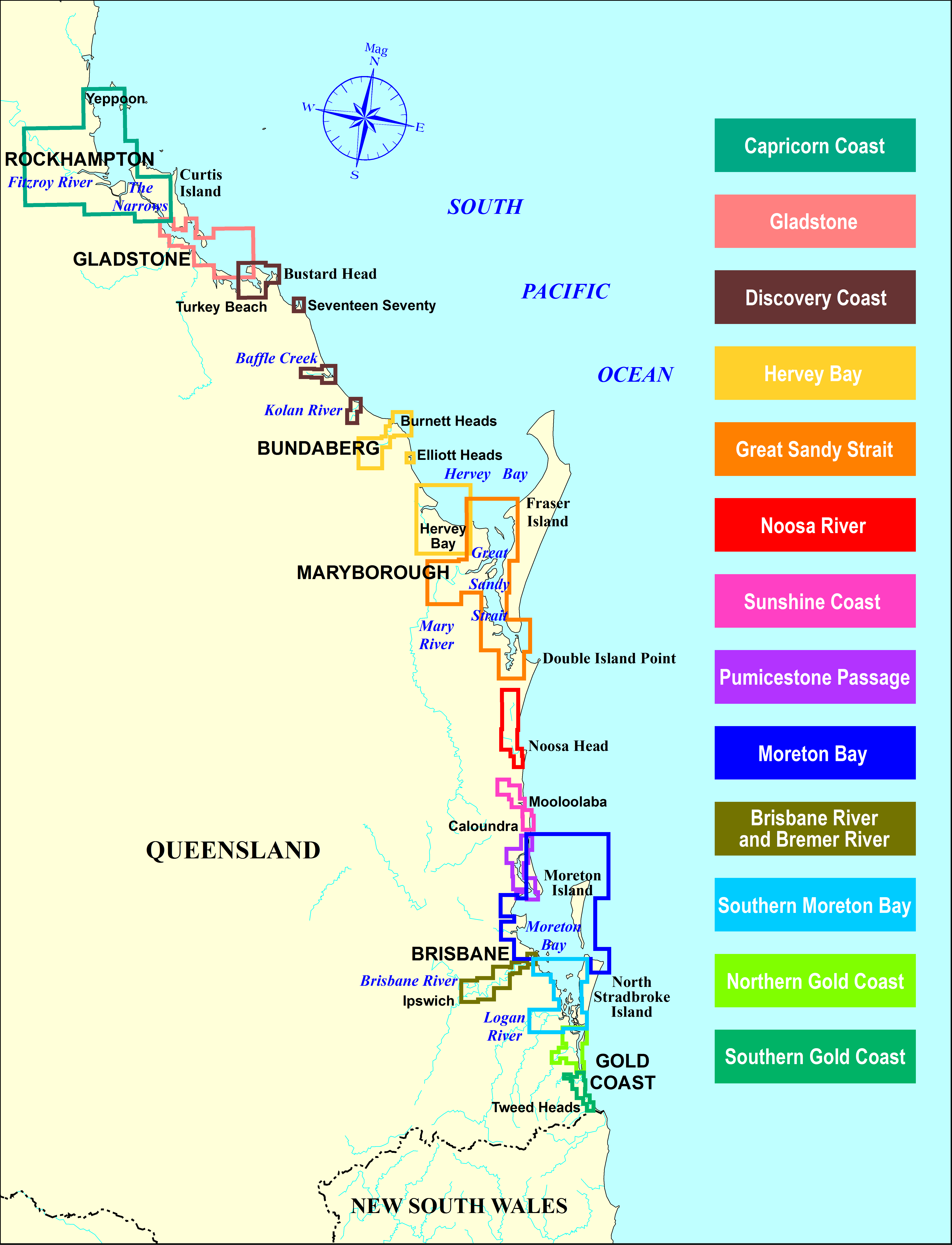 Nautical Charts Queensland