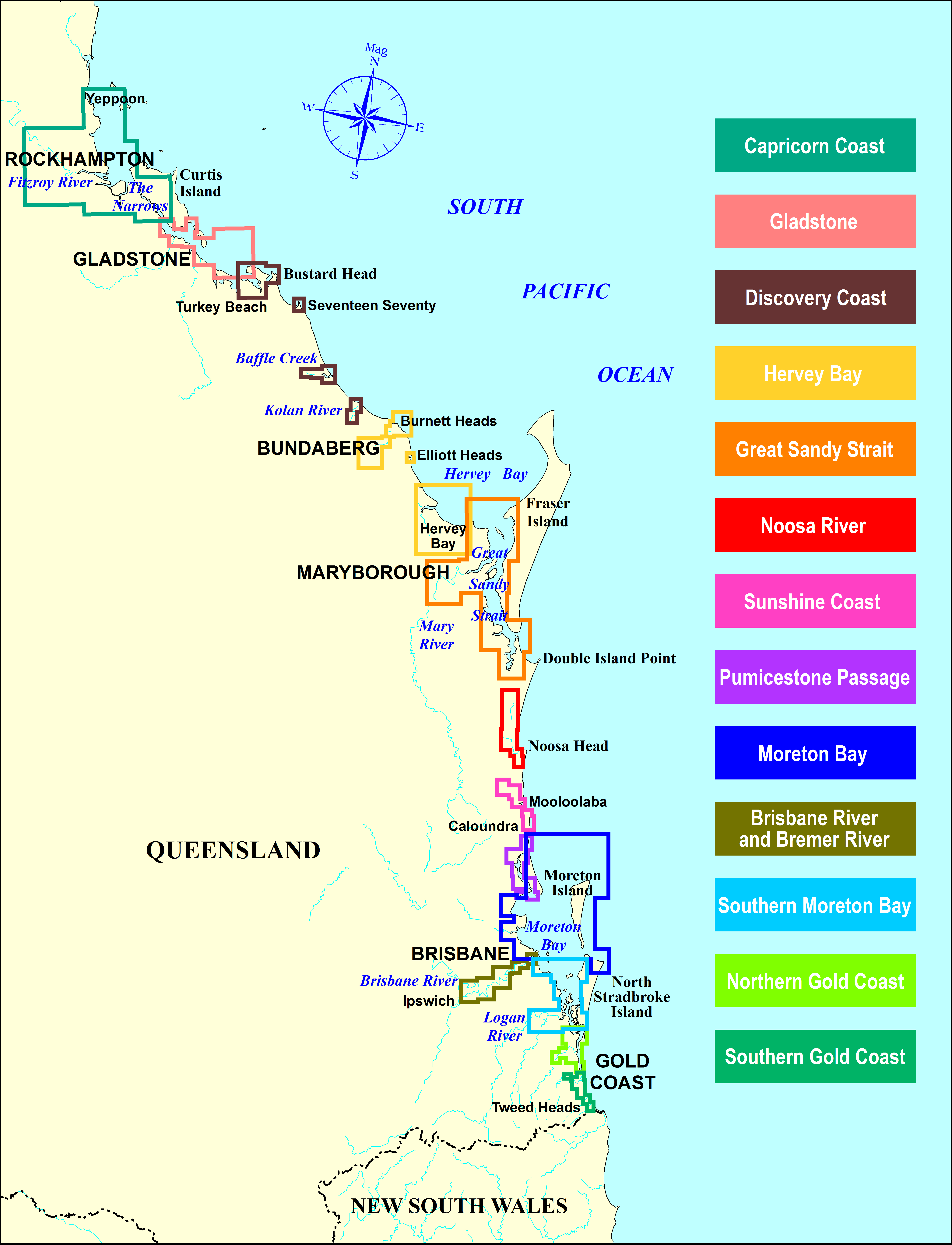 Marine Charts Brisbane