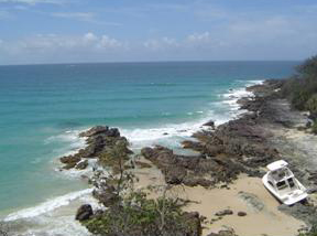 Image of boat aground