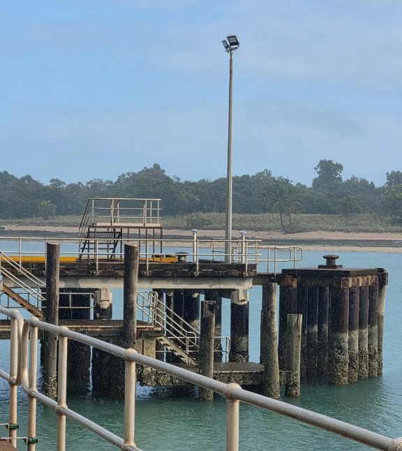 Seisia jetty in the Northern Peninsula Area
