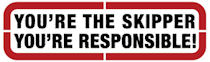 you're the skipper, you're responsible graphic