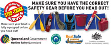 image of a sticker showing safety equipment for the Torres Strait region